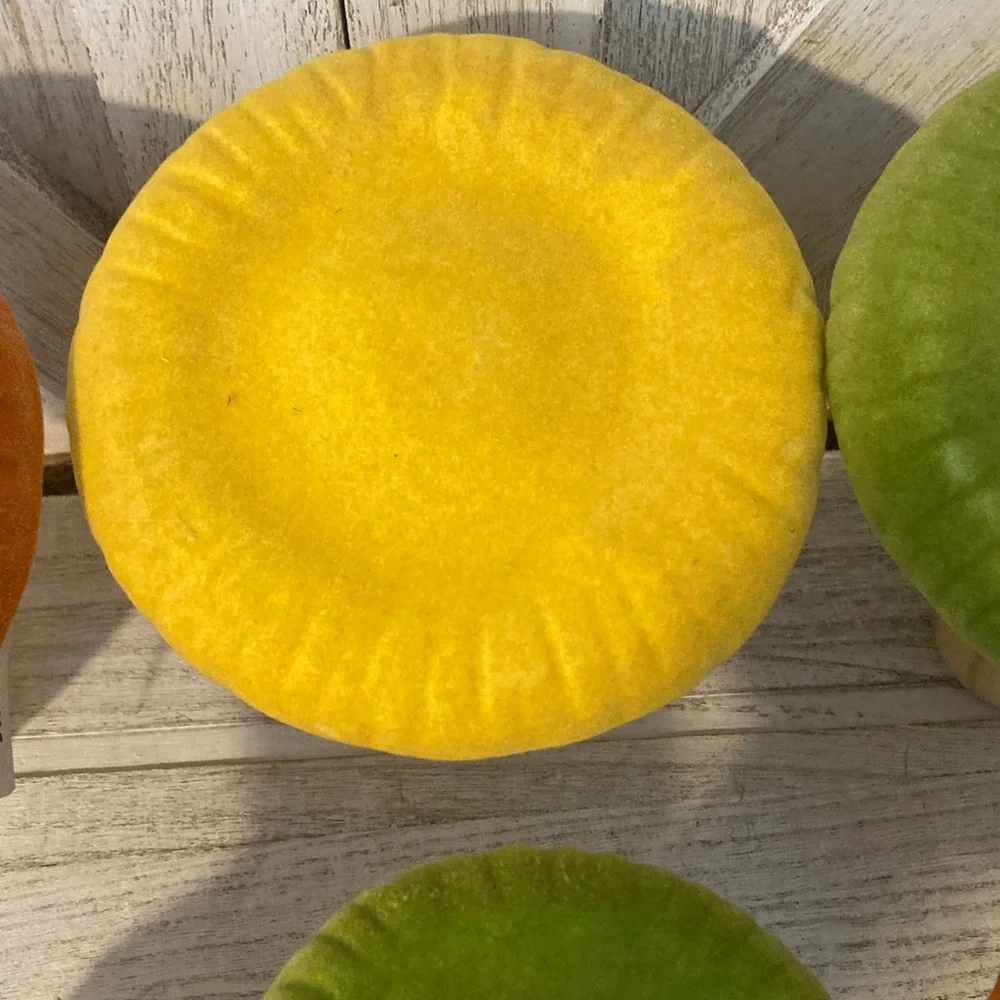 Hobby Lobby Fall 2021 Colorful Velvet Mushroom Decor Set